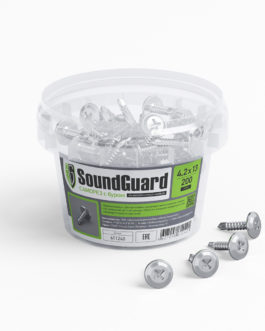 Саморезы SoundGuard с буром 4,2х13 (200 штук)