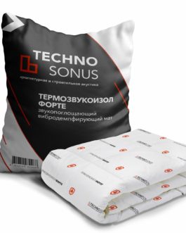 Звукоизоляционный мат ТермоЗвукоИзол Форте толщина 12мм
