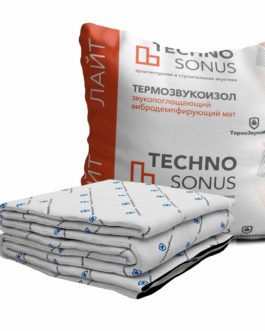 Звукоизоляционный мат ТермоЗвукоИзол Лайт толщина 10 мм