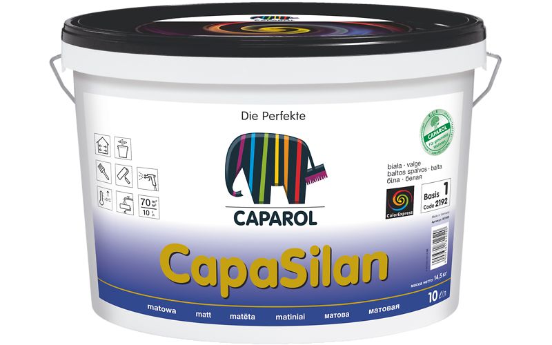 Cиликоновая интерьерная краска Caparol CapaSilan / КапаСилан белая 12,5л