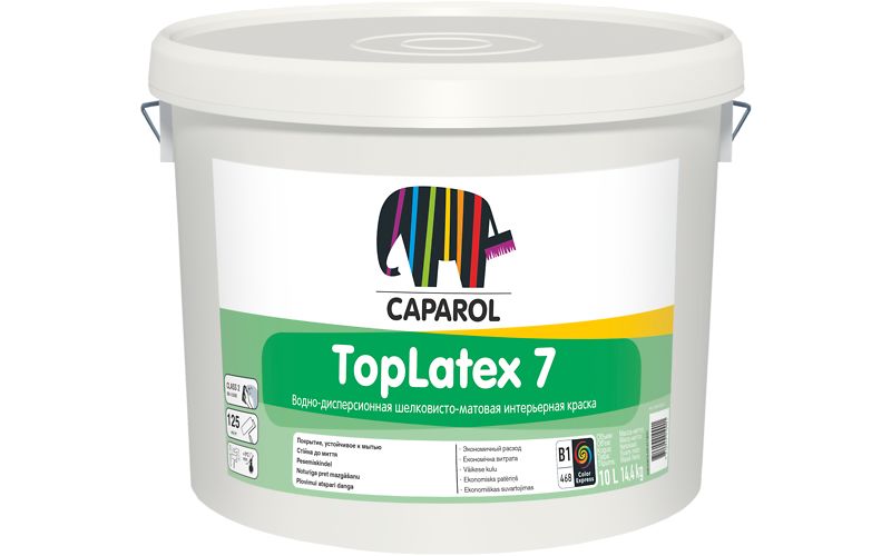 Водно-дисперсионная краска Caparol TopLatex 7 / ТопЛатекс 7 База 3 9,4л
