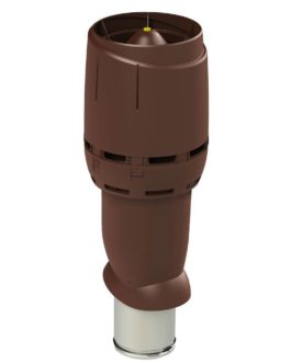 Теплоизолированный вентиляционный выход Vilpe 160/225/700 FLOW для труб D110–160 мм Коричневый