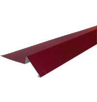 Планка торцевая 13x20x70x25x80х2000мм RAL 3009 кирпично-красный