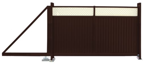Ворота откатные Эстет плюс 2,4х4,5 м GrandLine