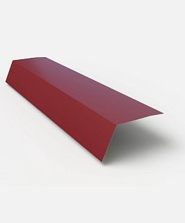 Планка карнизная 115x50x13х2000мм RAL 3005 темно-красный