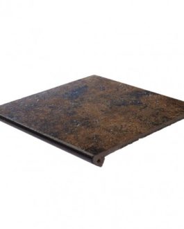 Ступень фронтальная Exagres Peldano Fiorentino Metalica Cherry 330х330х11 мм<br> <b style="color:red;">На складе в Мурино</b>