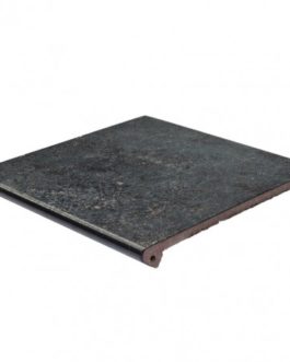 Ступень фронтальная Exagres Peldano Fiorentino Metalica Basalt 330х330х11 мм <br><b style="color:red;">На складе в Мурино</b>