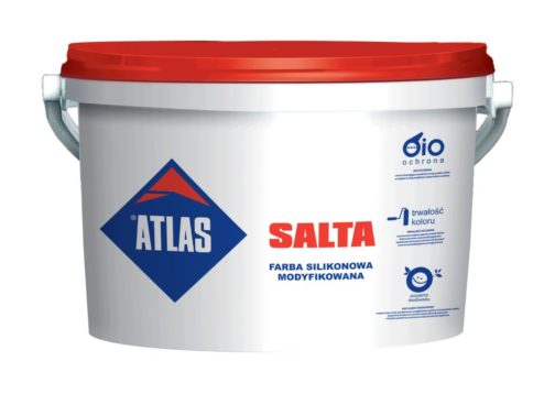 <b>atlas SALTA (AFS-SAH)</b>, модифицированная силиконовая краска, цвет <b>БЕЛЫЙ</b>