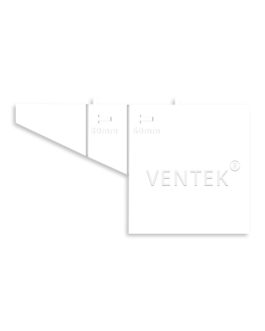 Ventek универсальная венткоробка для кирпичной кладки, белая