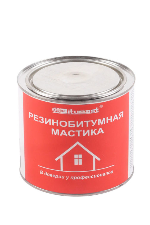 Мастика резинобитумная Bitumast - 2 л.
