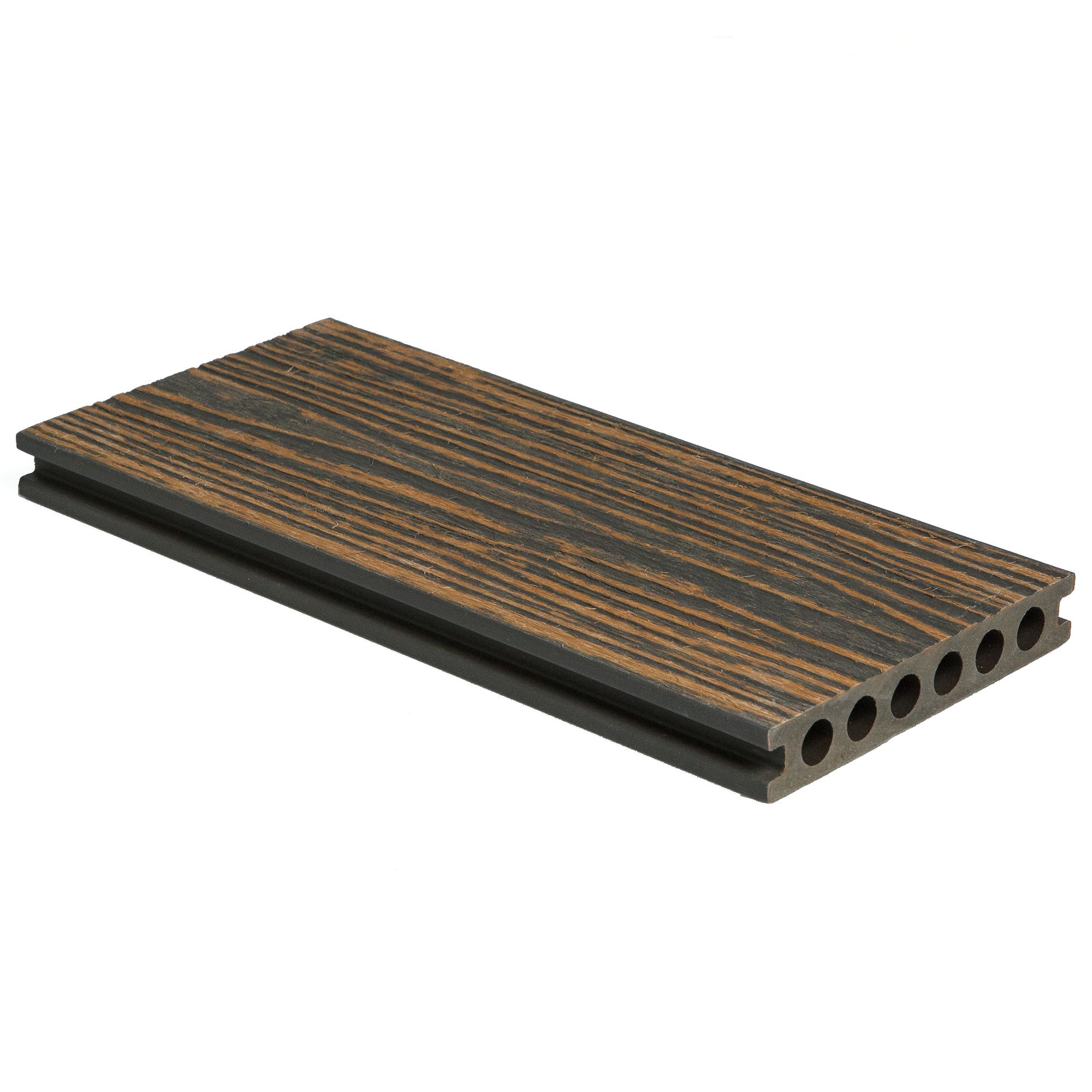 CM Decking Террасная доска ДПК (пустотелая) ZEBRANO (графит)