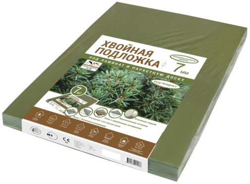 Хвойная подложка 7 мм