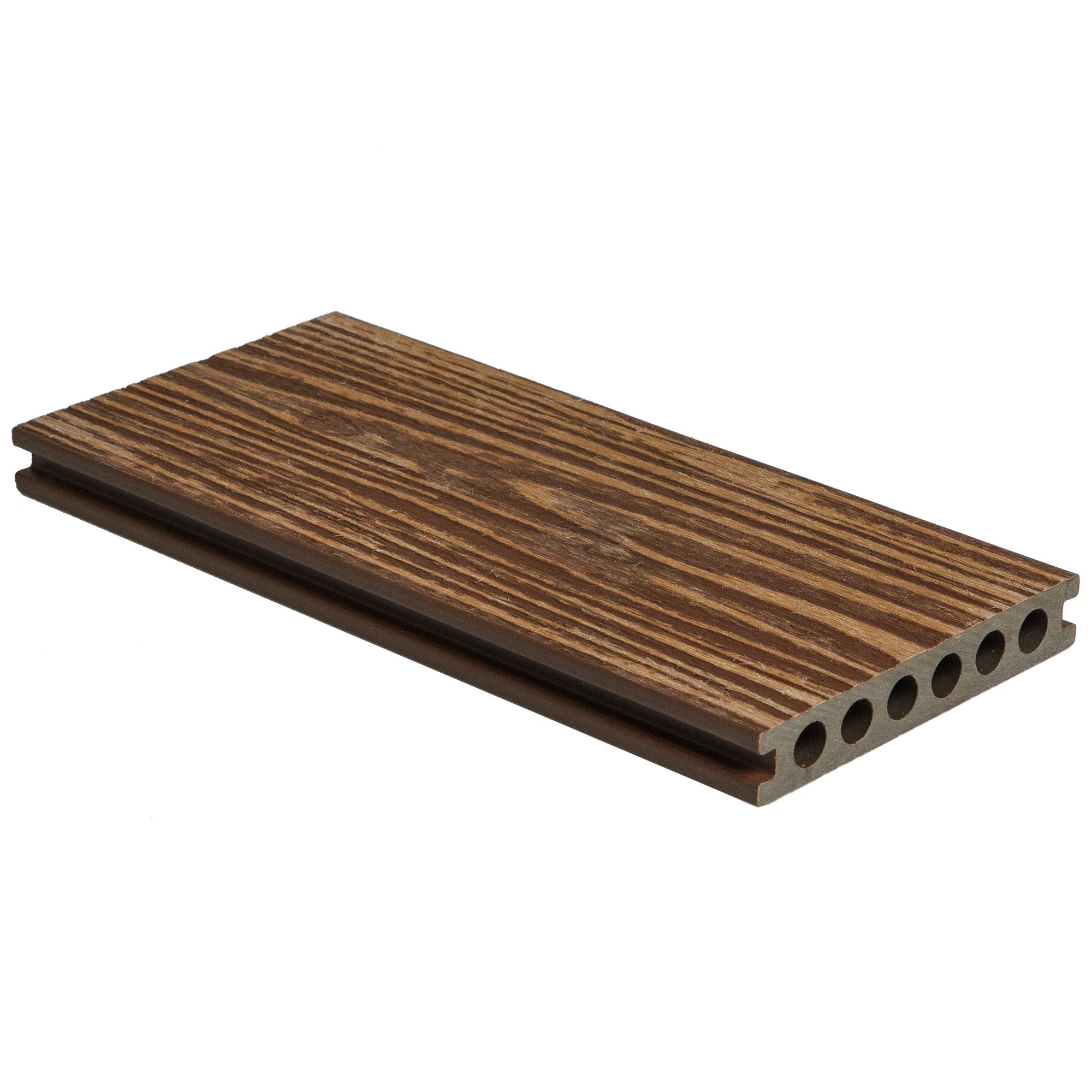 CM Decking Террасная доска ДПК (пустотелая) ZEBRANO (коричневый)