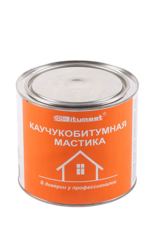 Мастика каучукобитумная Bitumast - 2 л.
