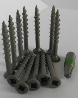 Саморезы для ФЦС Grabber (чёрные) 4,2/38мм. 200 шт./упак + бита в комплекте