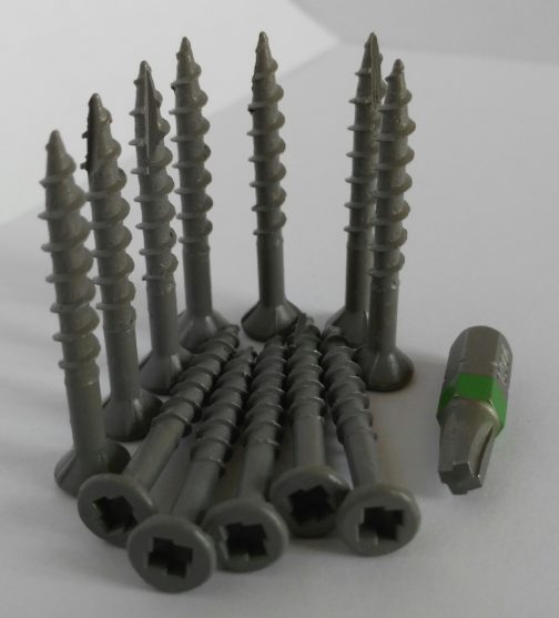 Саморезы для ФЦС Grabber (чёрные) 4,2/38мм. 200 шт./упак + бита в комплекте