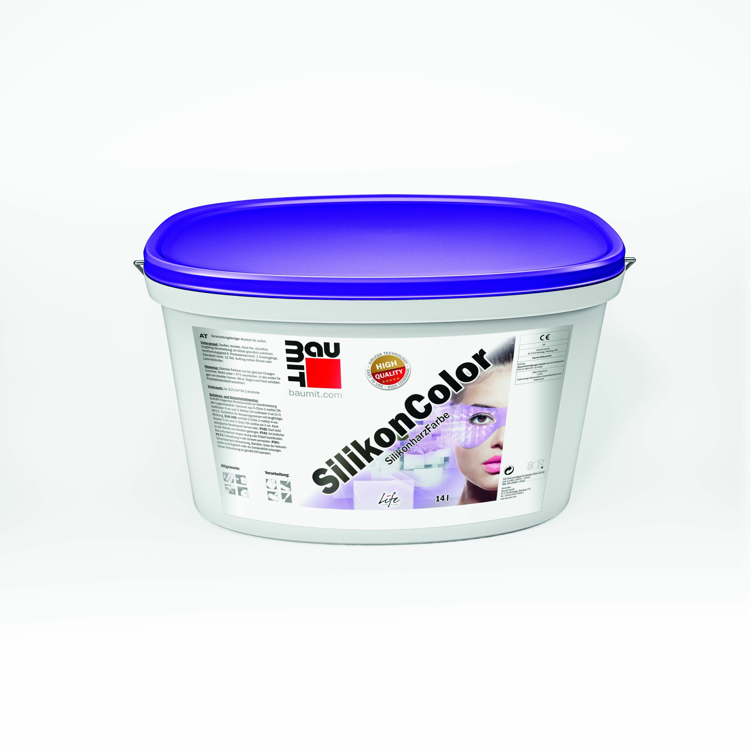Фасадная краска на силиконовой основе Baumit SilikonColor БАЗА (Россия) 14 л