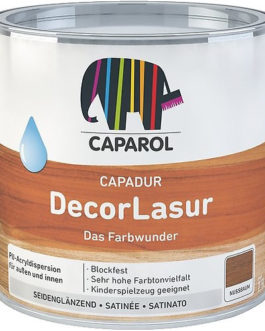 Caparol Capadur DecorLasur farblos / Кападур Декор акриловая лазурь бесцветная колеруемая, 2,5 л