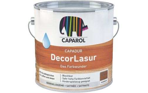 Caparol Capadur DecorLasur farblos / Кападур Декор акриловая лазурь бесцветная колеруемая, 2,5 л