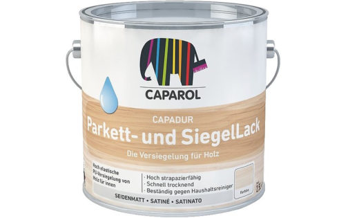 Caparol Capadur Parkett und Siegellack hochglaenzend / Кападур Паркет унд Зигельлак  высокоглянцевый акриловый лак , 10 л