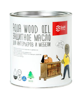 Aqua Wood Oil  Масло для внутренних  работ на водной основе 2,2 л