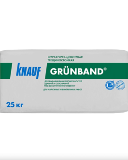 Штукатурка Knauf Грюнбанд цементная теплоизоляционная 25 кг