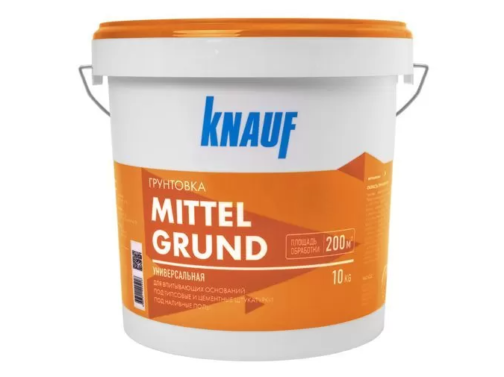 Грунт Knauf Миттельгрунд для впитывающих оснований концентрат 10 кг