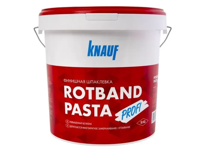 Шпаклевка финишная Knauf Ротбанд Паста Профи 18 кг