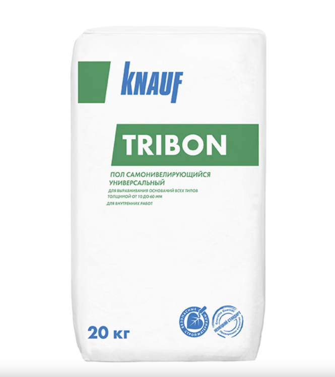 Ровнитель для пола Knauf Трибон самовыравнивающийся 20 кг