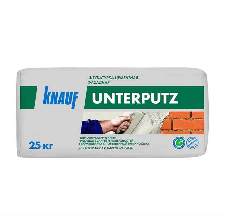 Штукатурка Knauf Унтерпутц цементная фасадная 25 кг