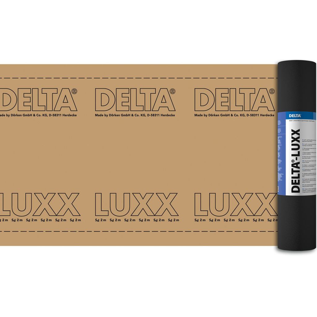 Пароизоляционная плёнка DELTA-LUXX 1,5х50м, 75м²