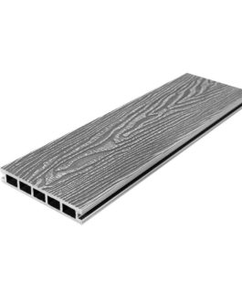 Террасная доска UnoDeck Vintage ДПК 150х24х3000, Серый