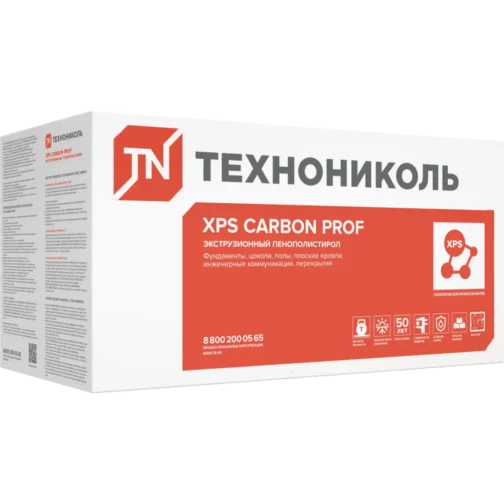 XPS Технониколь Carbon Prof 1180x580x100 мм L-кромка