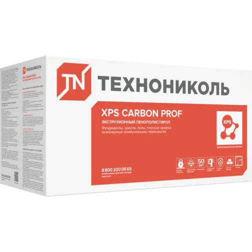 XPS Технониколь Carbon Prof 1180x580x100 мм L-кромка
