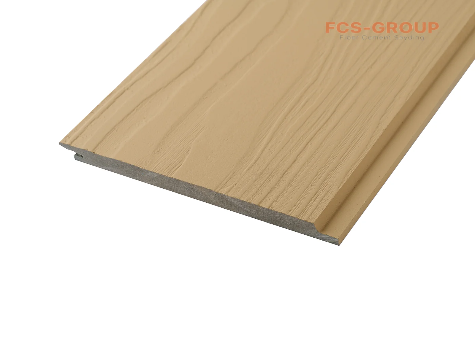 Фиброцементный сайдинг FCS Wood Click (шип-паз) 3000*190*10мм F01