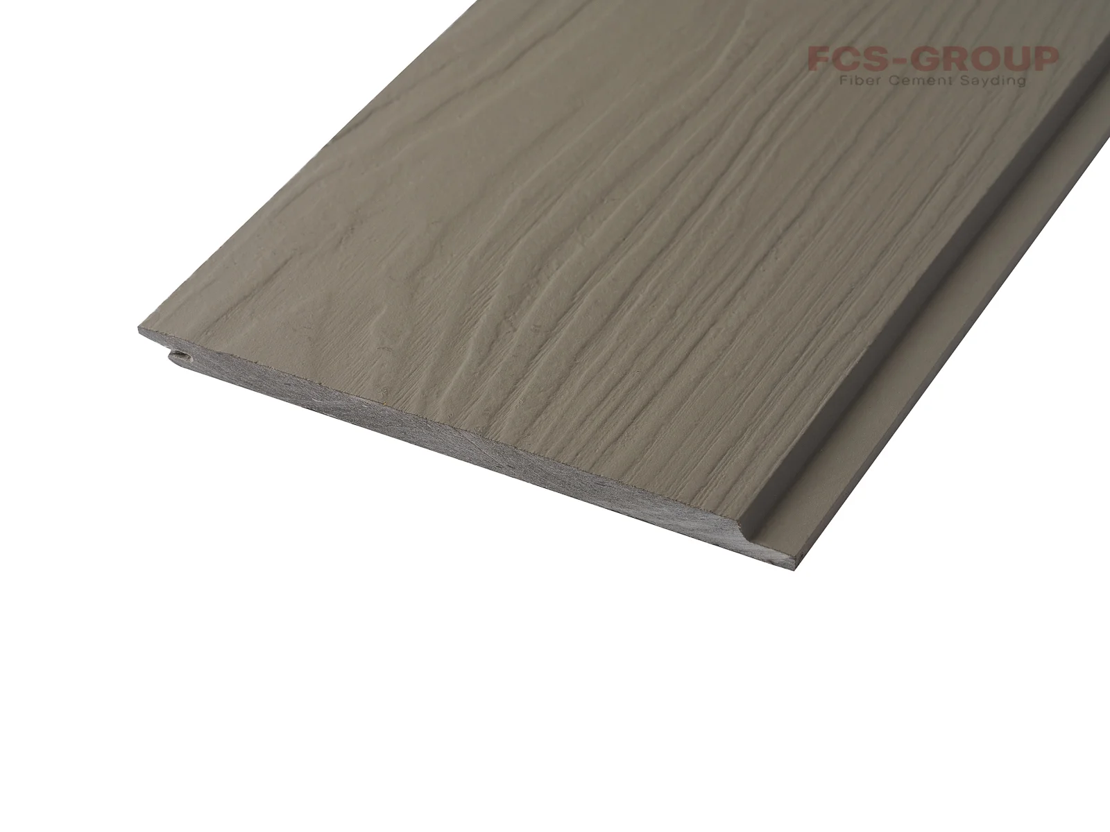 Фиброцементный сайдинг FCS Wood Click (шип-паз) 3000*190*10мм F01