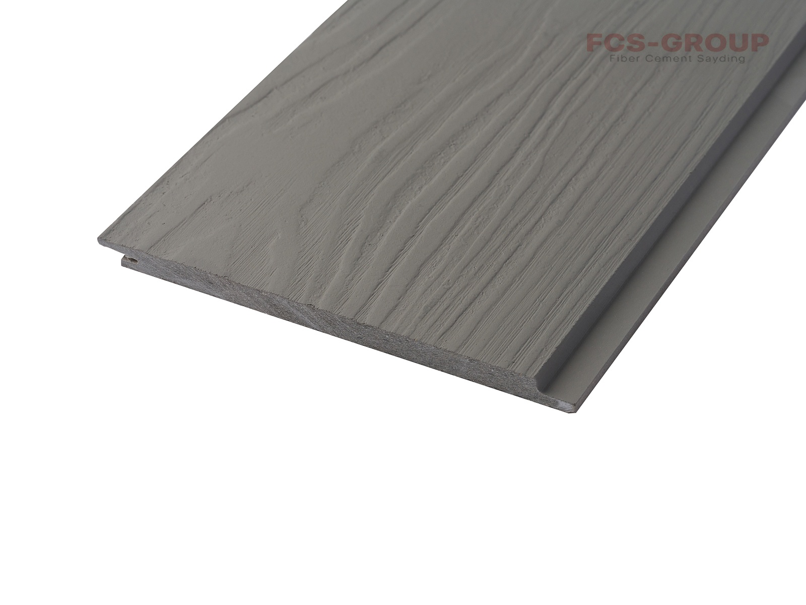 Фиброцементный сайдинг FCS Wood Click (шип-паз) 3000*190*10мм F01