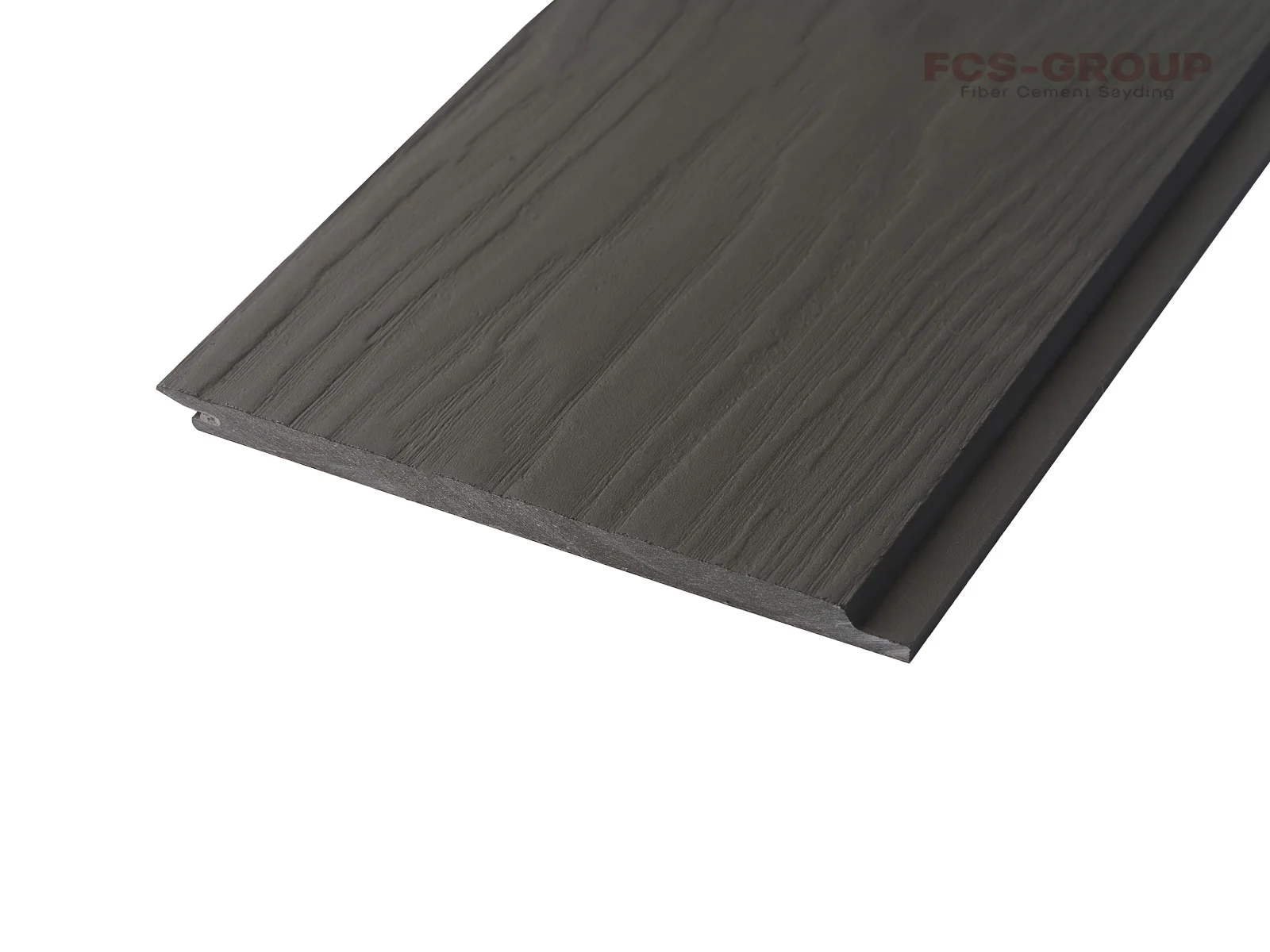 Фиброцементный сайдинг FCS Wood Click (шип-паз) 3000*190*10мм F01