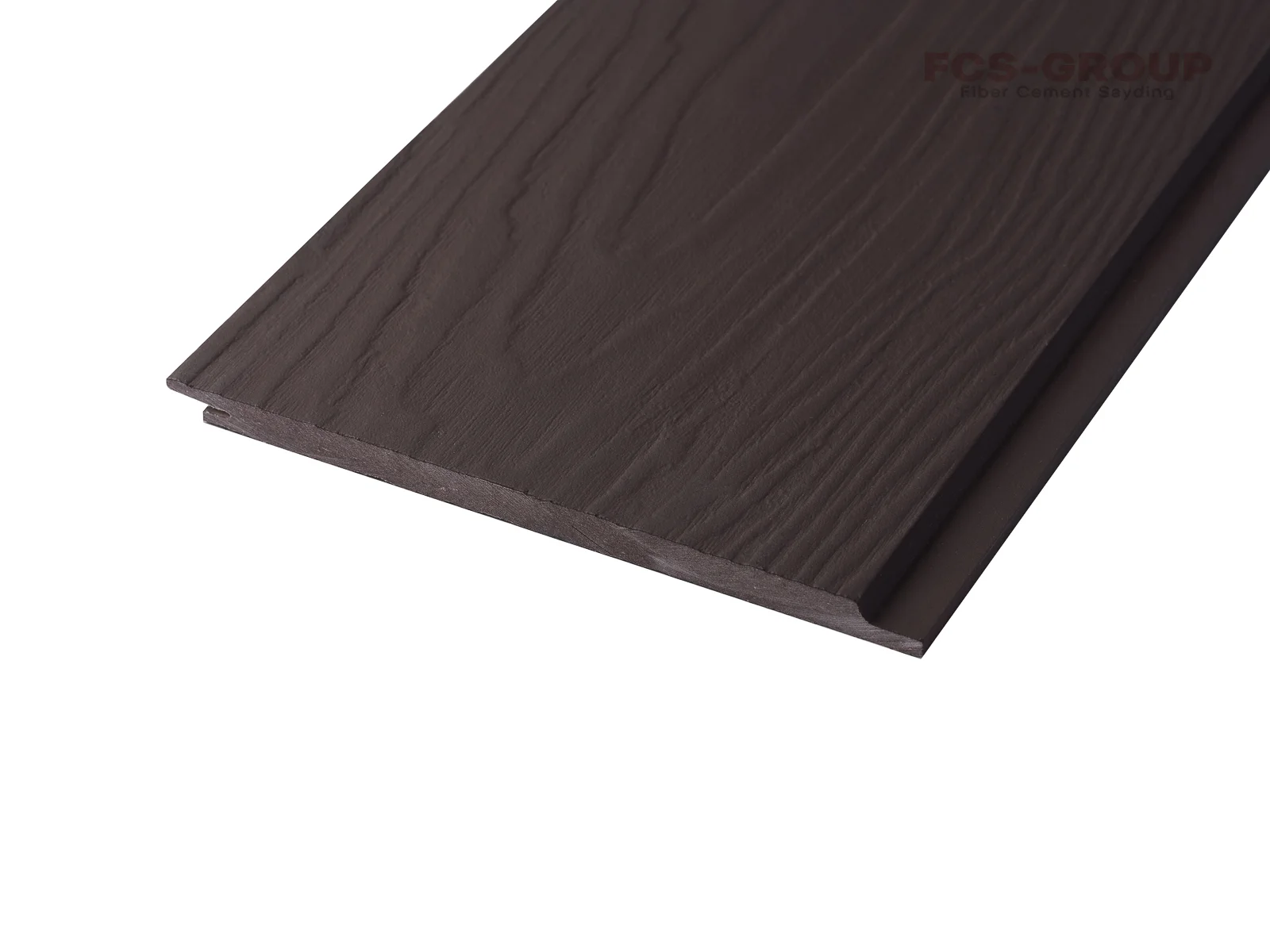 Фиброцементный сайдинг FCS Wood Click (шип-паз) 3000*190*10мм F01