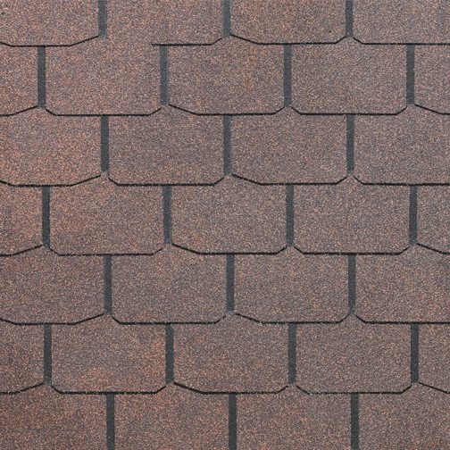 Гибкая черепица Docke PIE STANDARD КРОНА Коричневый