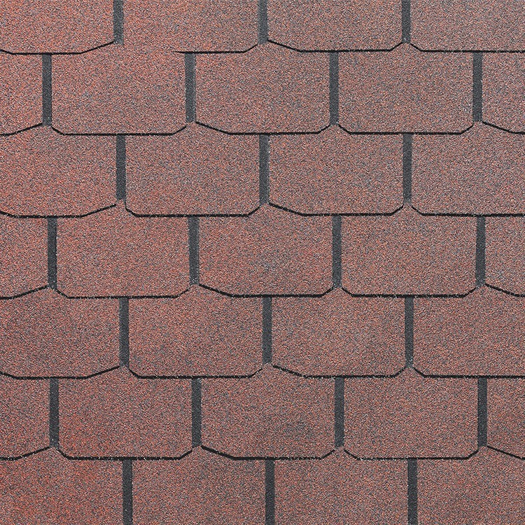 Гибкая черепица Docke PIE STANDARD КРОНА Красный