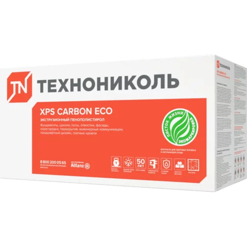 XPS Технониколь Carbon Eco 1180x580x50 мм L-кромка